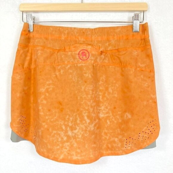 Backcountry Olympus Active Running Skort Med Melon Orange - Picture 5 of 10